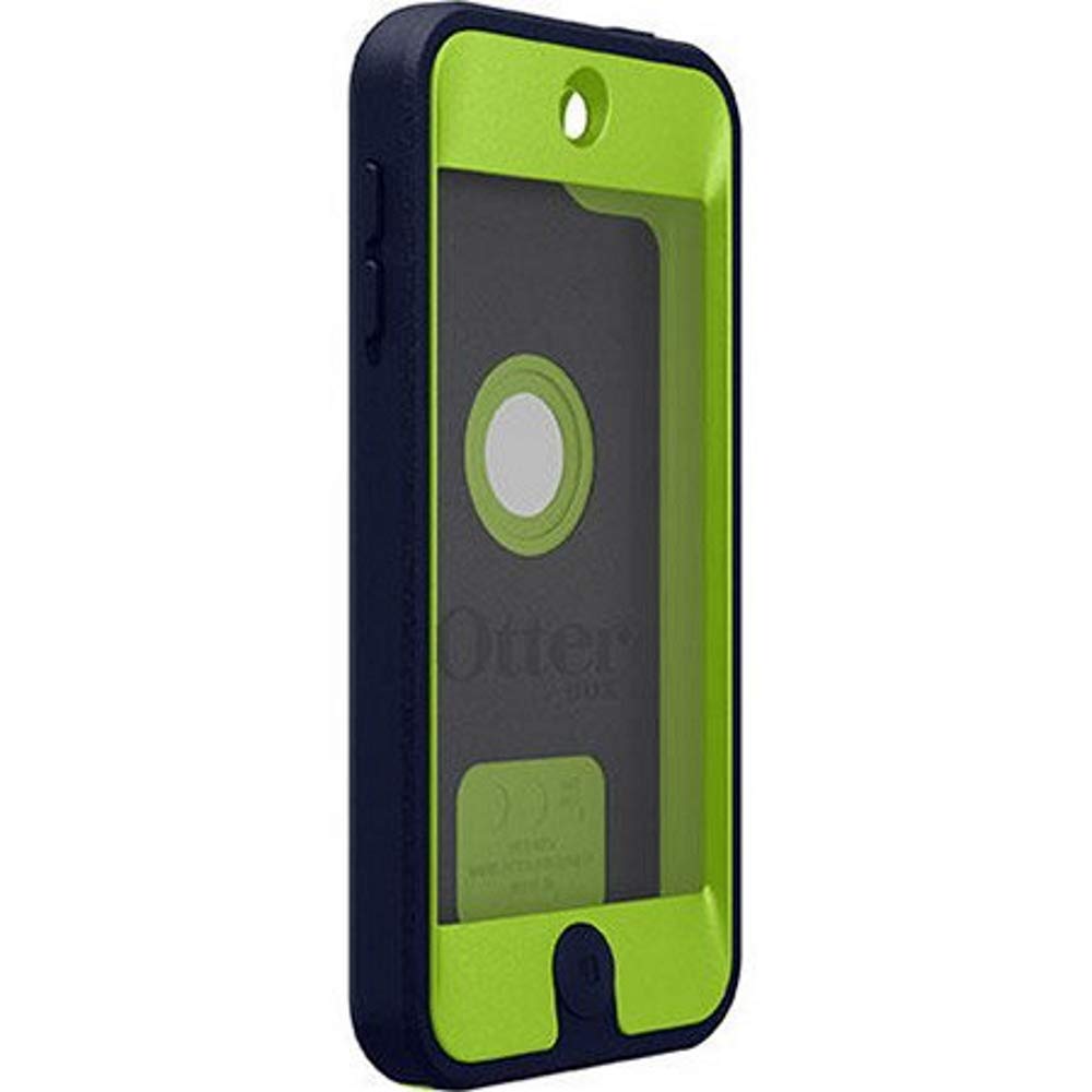 Otterbox Defender Case For Apple Ipod Touch 5Th 6Th & 7Th Gen (Only)   Non Retail Packaging   Punk (Glow Green/Admiral Blue)