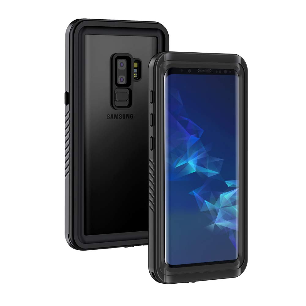 Lanhiem For Samsung Galaxy S9+ Plus Case, Ip68 Waterproof Dustproof Case With Built In Screen Protector, Rugged Full Body Shockp