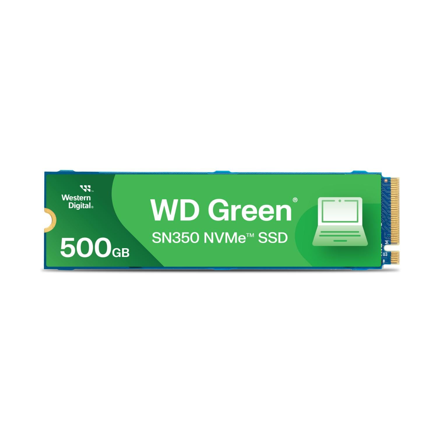 Western Digital 500Gb Wd Green Sn350 Nvme Internal Ssd Solid State Drive   Gen3 Pcie, M.2 2280, Up To 2,400 Mb/S   Wds500G2G0C