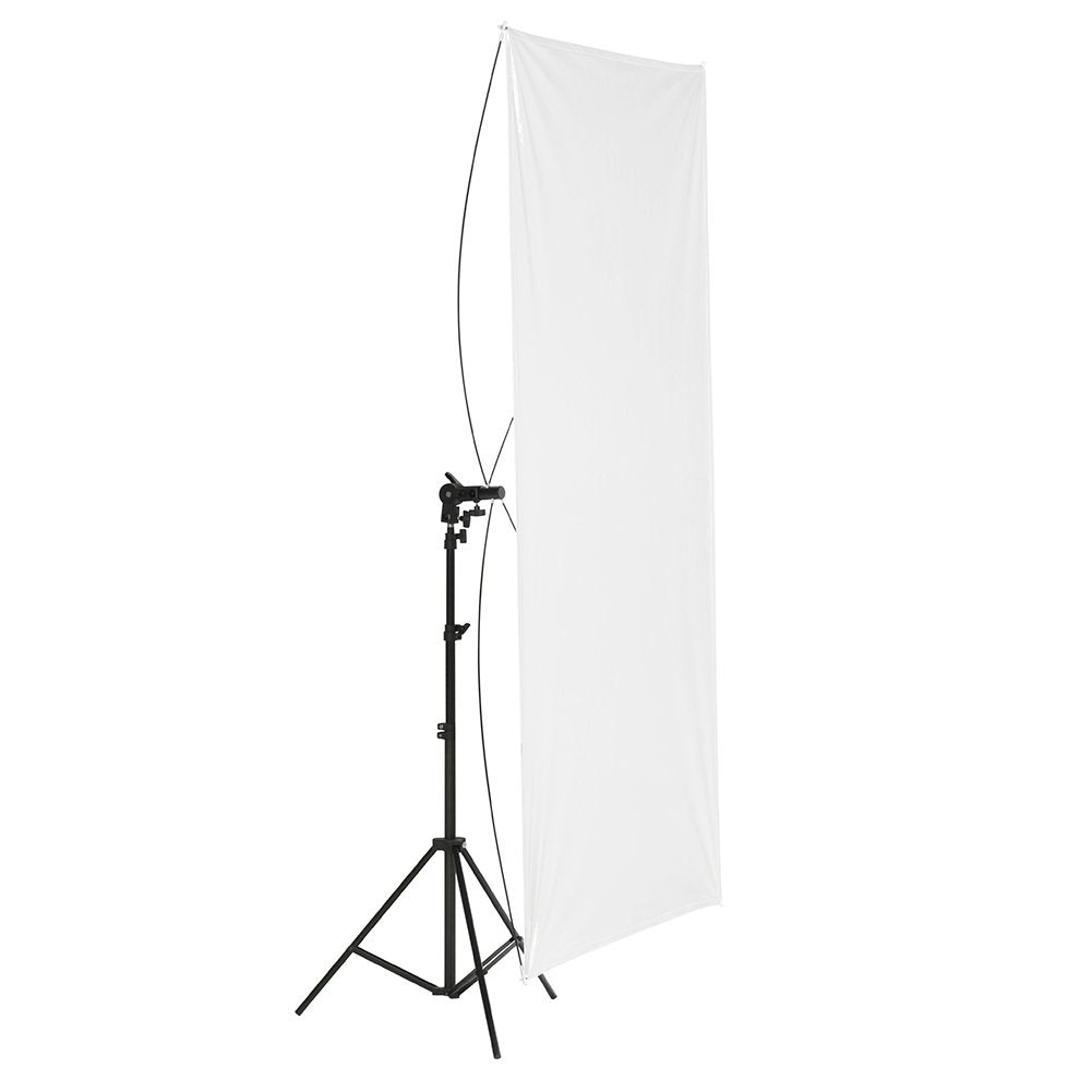 Neewer 35'' X 70''/ 90 X 180Cm Photo Studio Gold/Silver & Black/White Flat Panel Light Reflector With 360 Degree Rotating Holdin