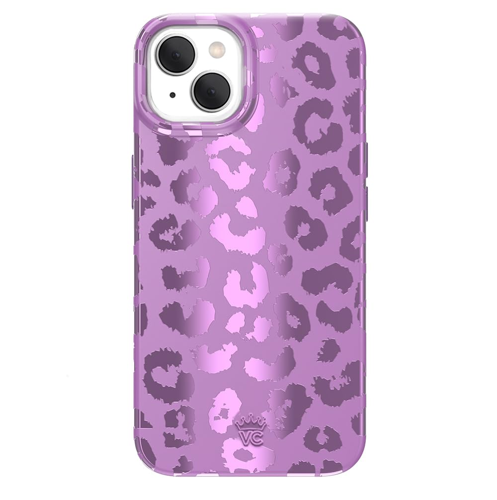 Velvet Caviar Case Compatible With Iphone 15 Purple Cheetah [8Ft Drop Tested] Compatible With Magsafe   Protective Phone Cases
