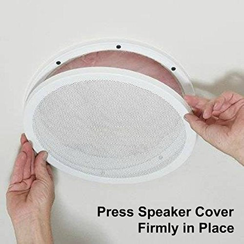 Reliable Hardware Company Rh 4002 8 2 A White Surface Mount 8 3/8'' Speaker Covers, Pair