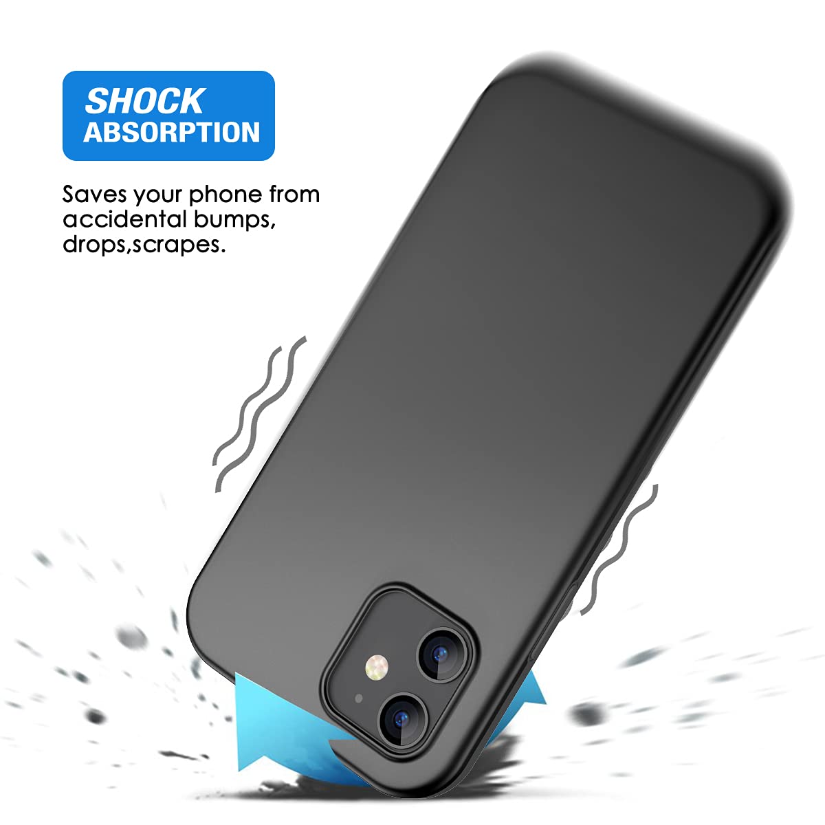 Suritch Compatible With Iphone 12 Mini Case 2020, [Built In Screen Protector] Full Body Protection Shockproof Rugged Bumper Soft