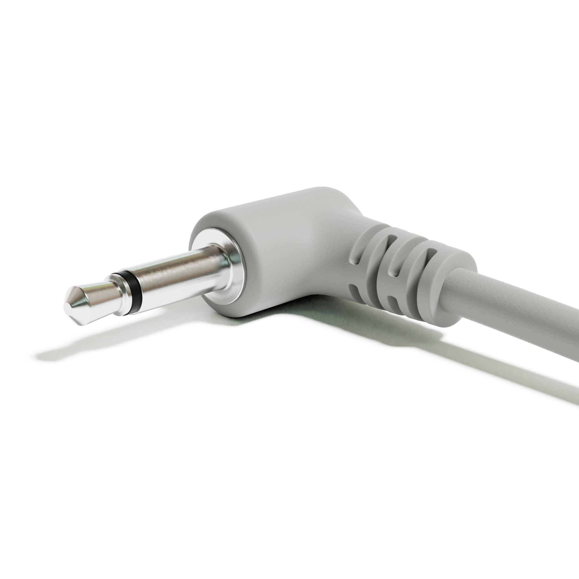 Excelvalley - Right Angle Mono Modular Patch Cables Ts 3.5Mm 1/8 Inch Eurorack Synthesizer [13-Pack | 45 Cm - 17.72]