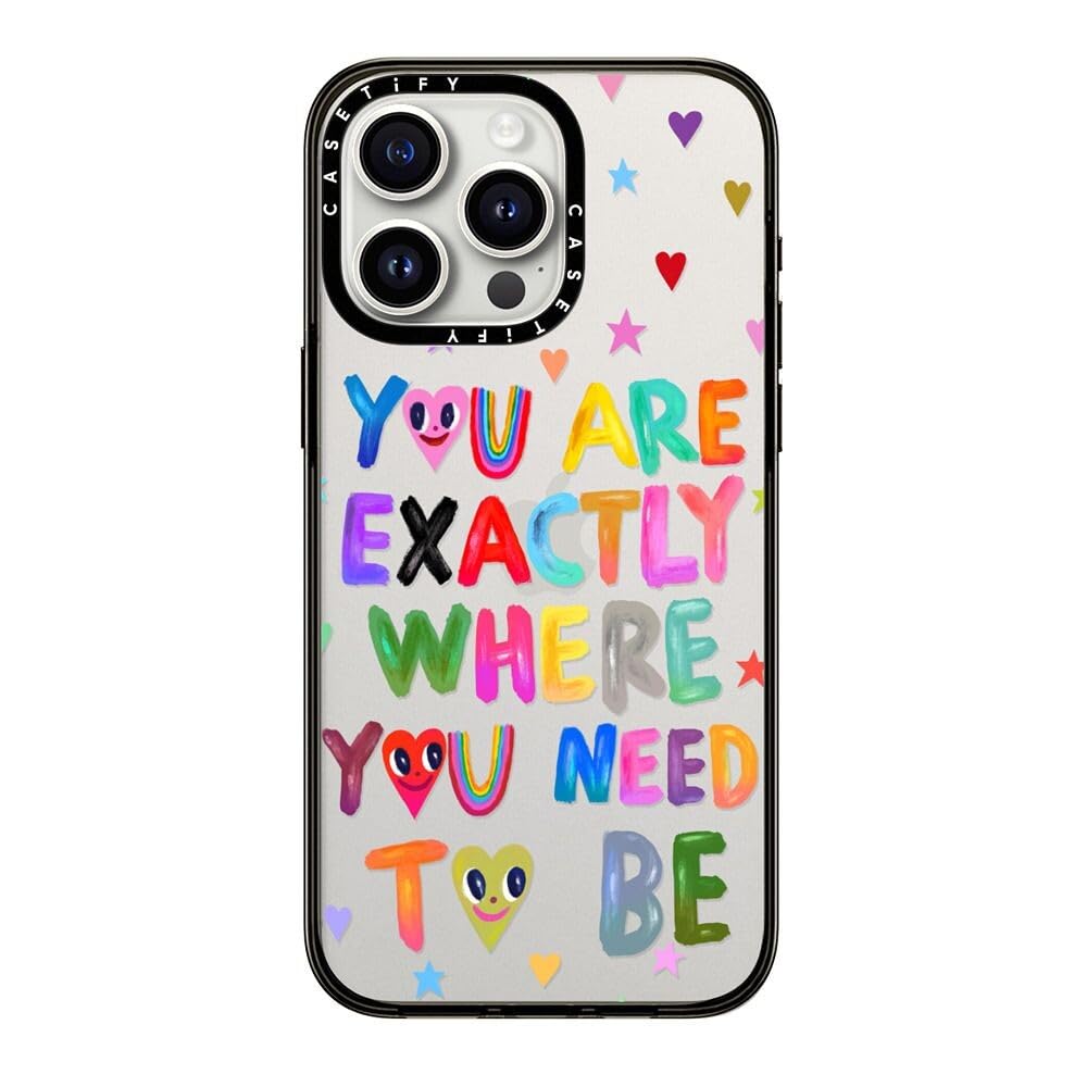 Casetify Compact Case For Iphone 15 Pro Max [2X Military Grade Drop Tested / 4Ft Drop Protection]   You Are Exactly Where You Ne