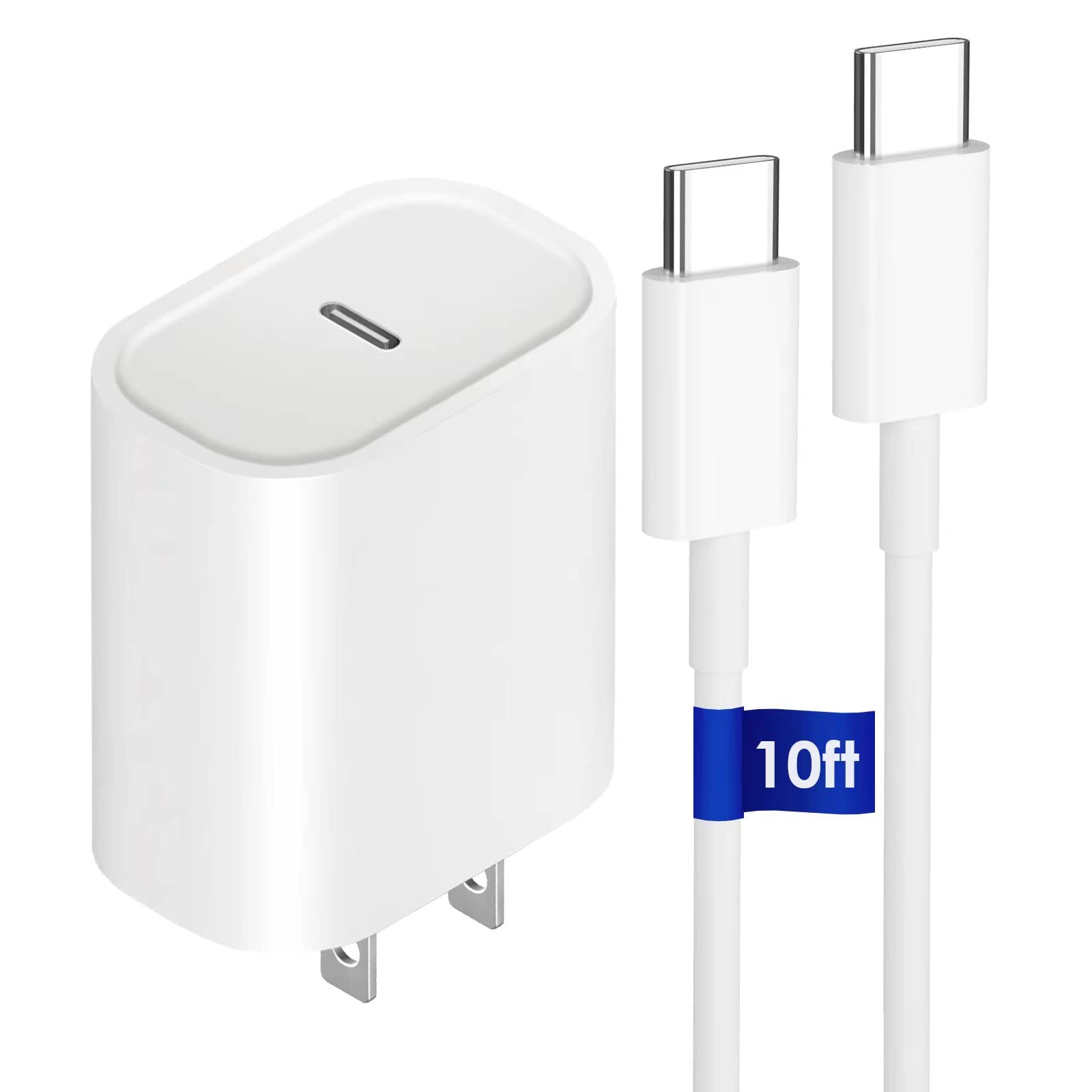 Ipad 20W Usb C Fast Charger, Compatible With Ipad Pro 12.9, Ipad Pro 11 Inch 2022/2021/2020/2018, Ipad Air 5Th/4Th, Ipad Mini 6,