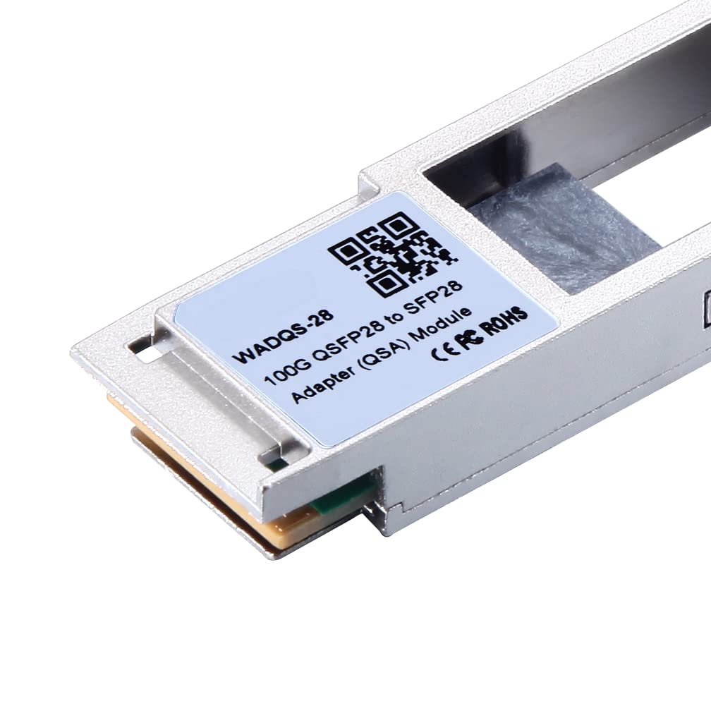 Ipolex Qsa Adapter  100G Qsfp28 To 25G Sfp28 Sfp+ Adapter Converter Module, Compatible For Dell Cvr Qsfp28 Sfp28, Juniper, Arista, Extreme And More