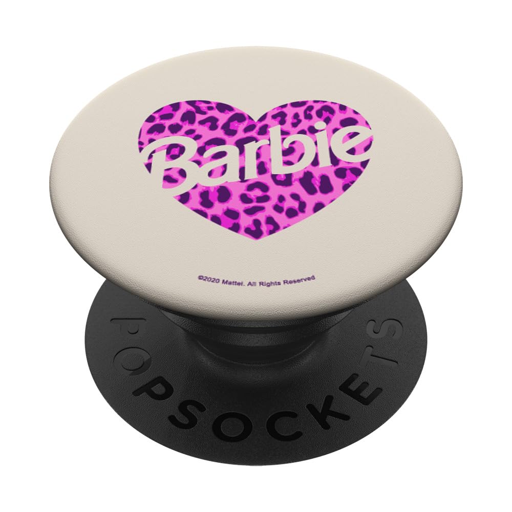 Barbie   Pink Leopard Heart Popsockets Standard Popgrip