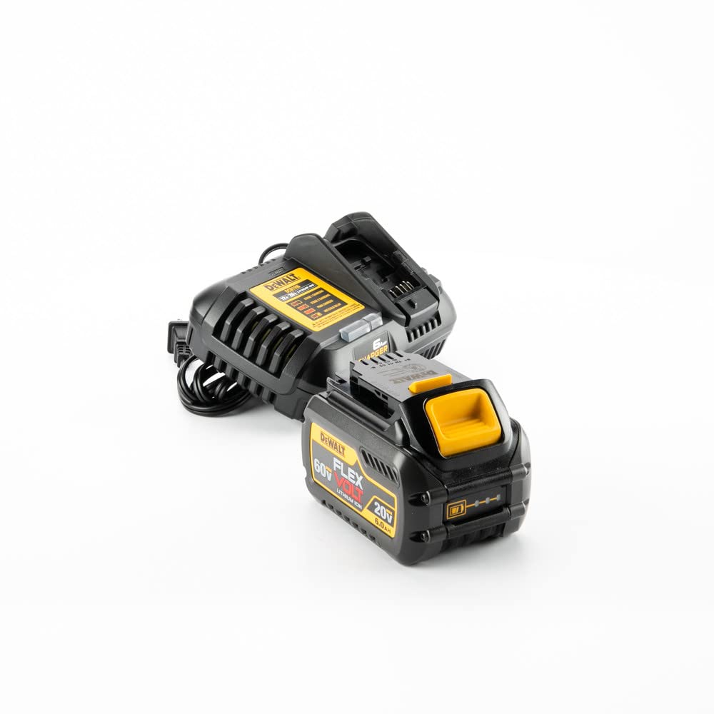Dewalt Flexvolt 20V/60V Max Battery And Charger Starter Kit, Lithium Ion (Dcb606C)