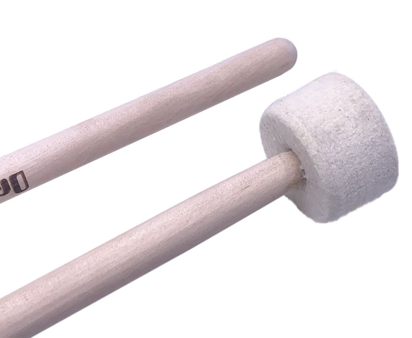 Tuoren Drum Timpani Mallet 15 Inch Percussion Mallets Sticks Felt Mallet With Maple Handle 1Pairs