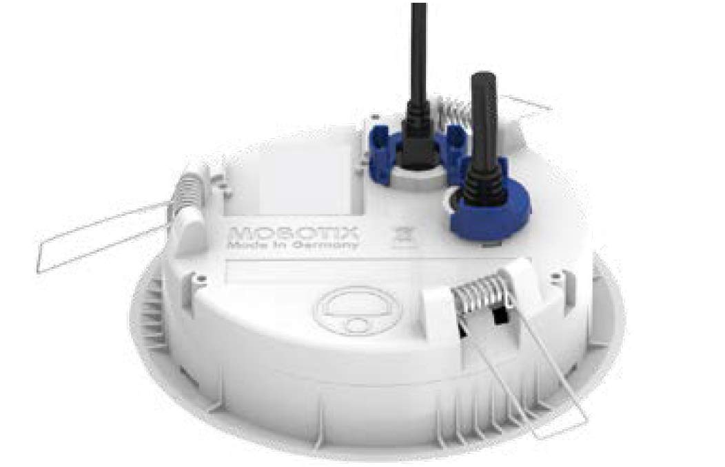 Mobotix Mx C26B Au 6D016 Hemispheric Ip Indoor Camera With Audio, 6 Mp Resolution, Moon Light Sensor, Professional Software, Vid