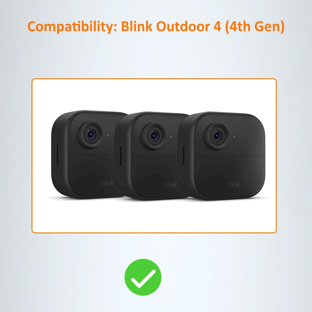 3+1 Pack | Mount For Blink Outdoor 4 Camera | Adjustable To Improve Viewing Angle | Blink Outdoor (4Th Gen) Mounting Kit And Pro