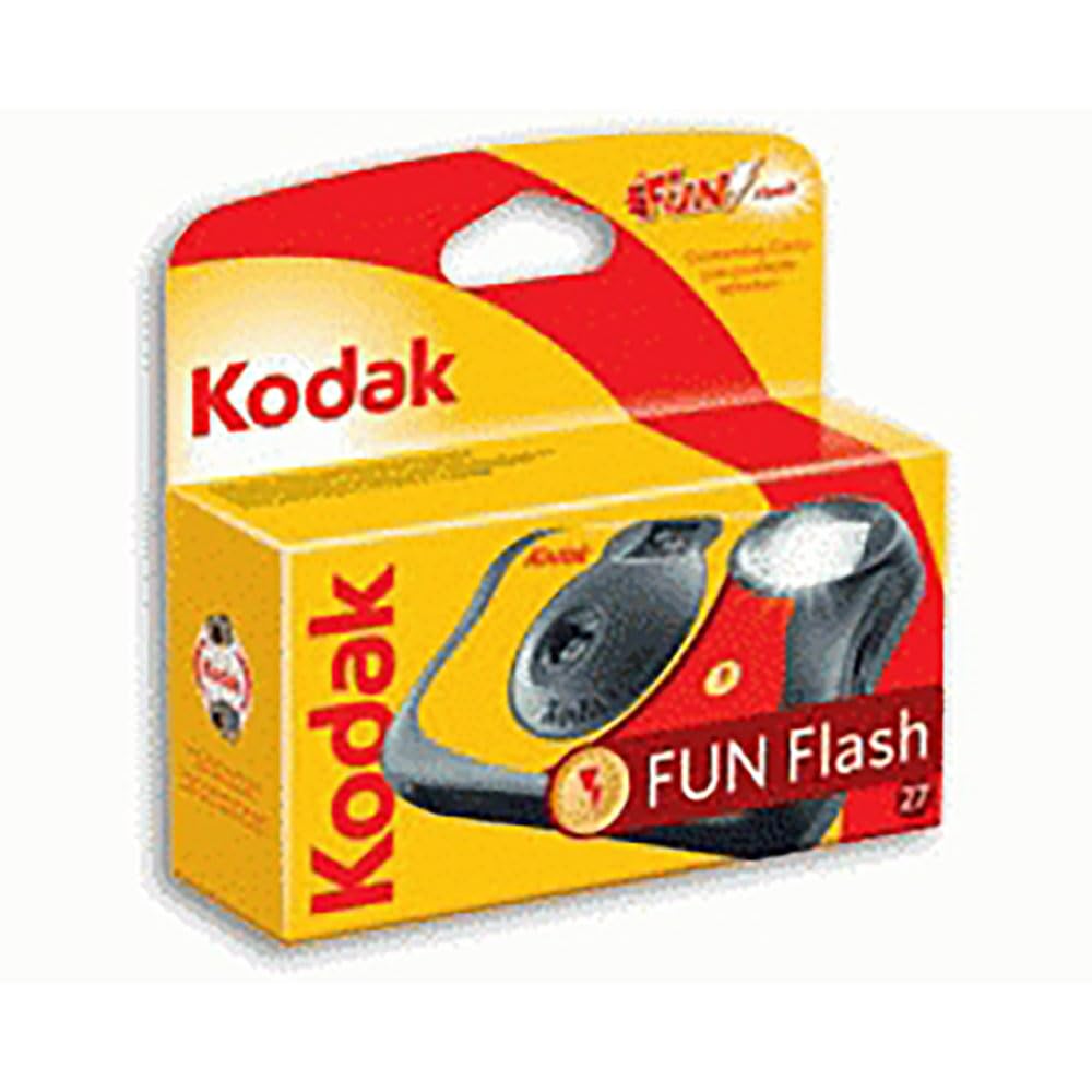 kodak 3920949 Fun Saver Single Use Camera with Flash (Yellow/Red)