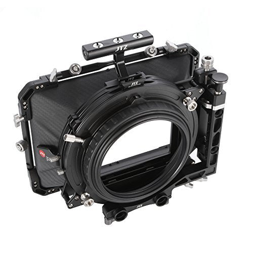 Jtz Dp30 Cine Carbon Fiber 4X5.65 Inch Swing-Away Lens Matte Box 15Mm / 19Mm Rod Railblocker For Sony Fs5 Fs7 Arri Red Canon C10