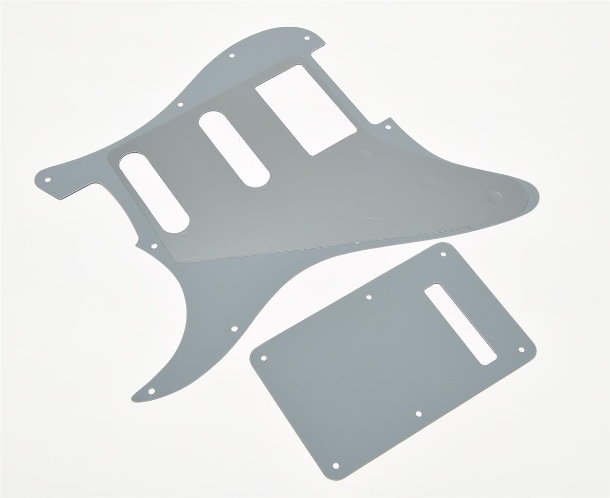 Kaish 11 Hole Strat Style Hss Pickguard St Back Plate Tremolo Trem Cover For Usa/Mexico Stratocaster/Strat Orange 3 Ply