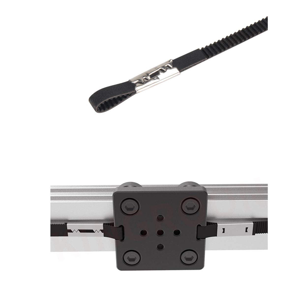 Heyous 12Pcs Open End Timing 3D Printer Belt Clamp Belts Clamp Open Belt Clip