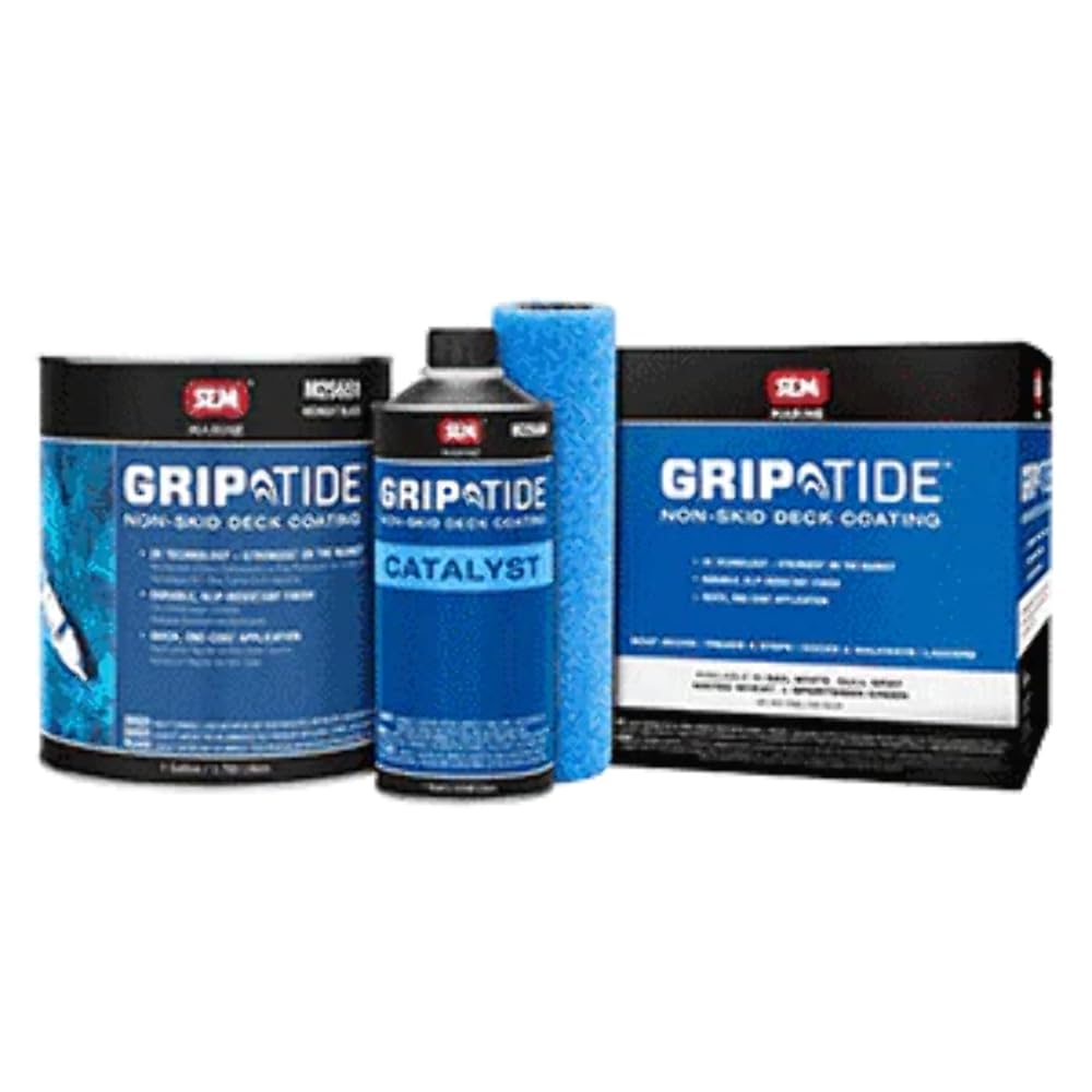 Sem Griptide&Trade; Non-Skid Deck Coating Kit - Midnight Black,WBAUVB0836S5RBM