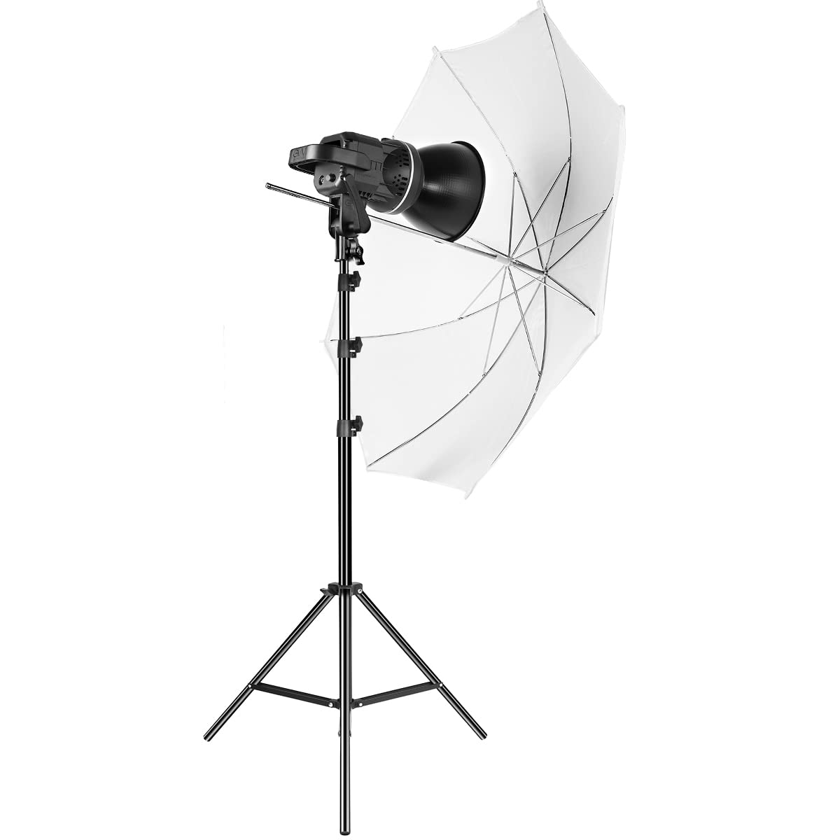 Gvm 80W Led Video Light, Umbrella Lighting Kit Cri97+ 5600K With Tripod Stand, Soft Umbrella, Continuous Output Lighting For You