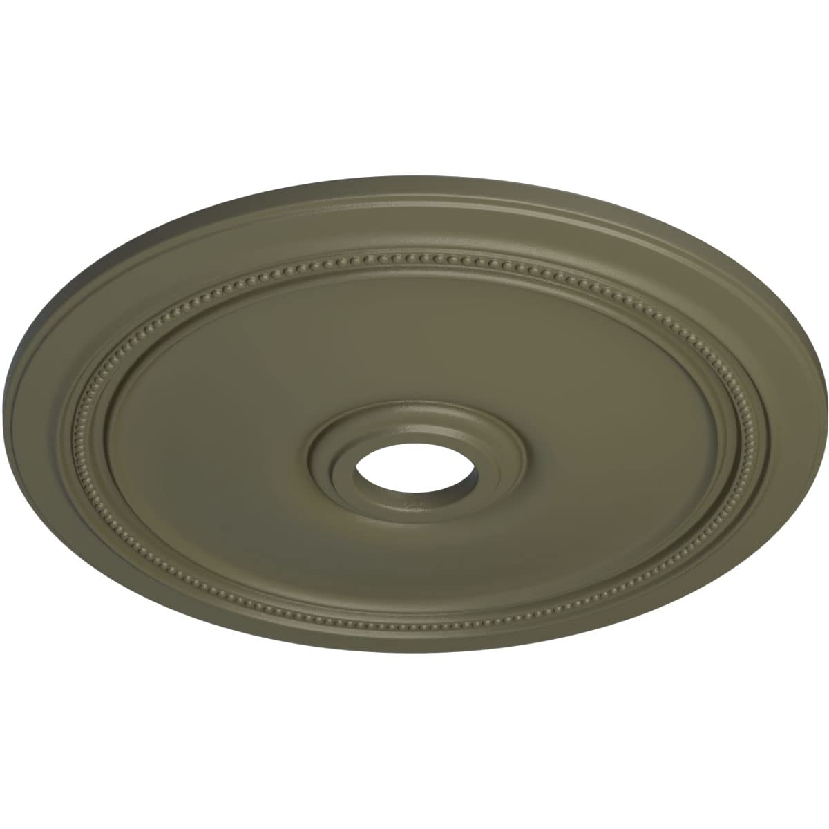Ekena Millwork Cm24Dissf Diane Ceiling Medallion, 24Od X 3 5/8Id X 1 1/4P (Fits Canopies Up To 6 1/4), Hand-Painted Spartan Ston