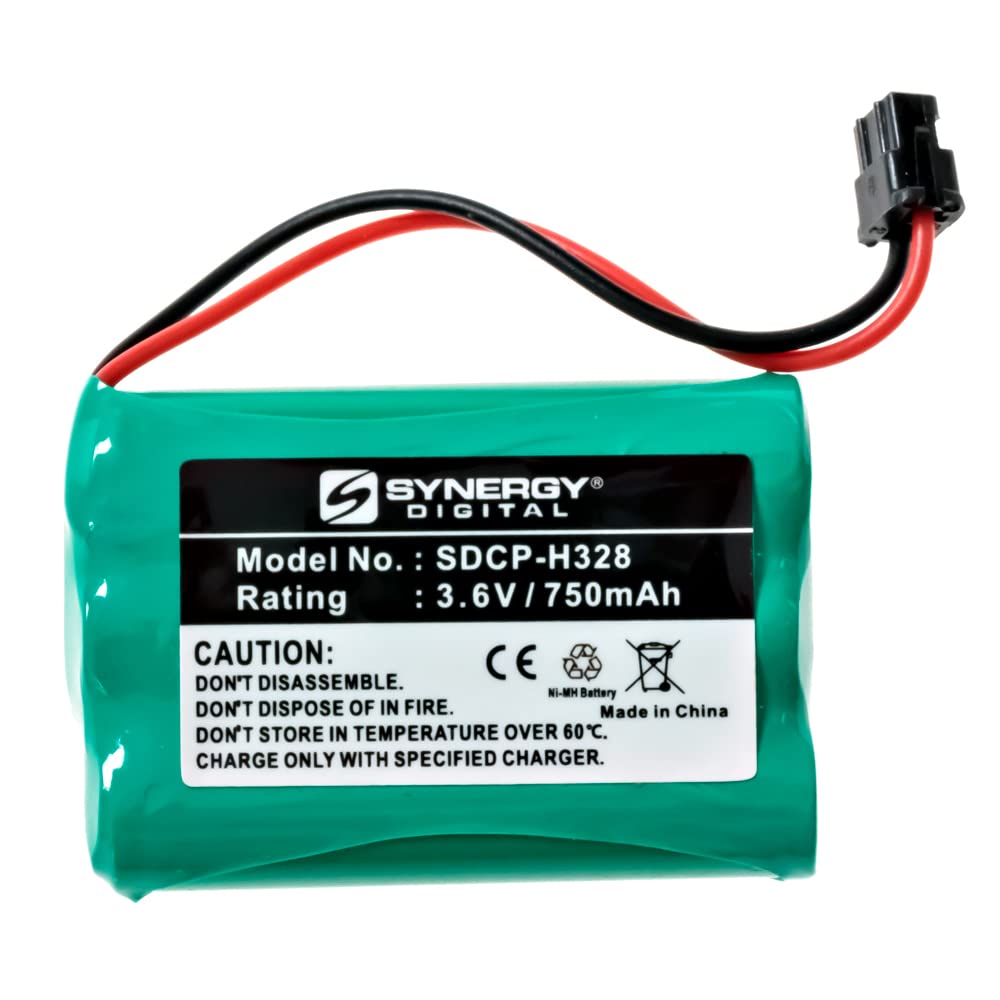 Synergy Digital Cordless Phone Batteries, Compatible With Rayovac Raym182 Cordless Phone, (Ni Mh, 3.6V, 750 Mah), Replacement Fo