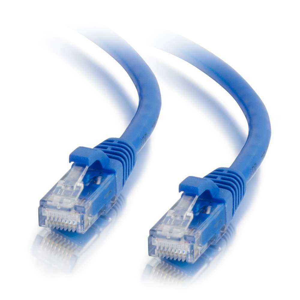 C2G 00699 Cat6A Cable   Snagless Unshielded Ethernet Network Patch Cable, Blue (12 Feet, 3.65 Meters)