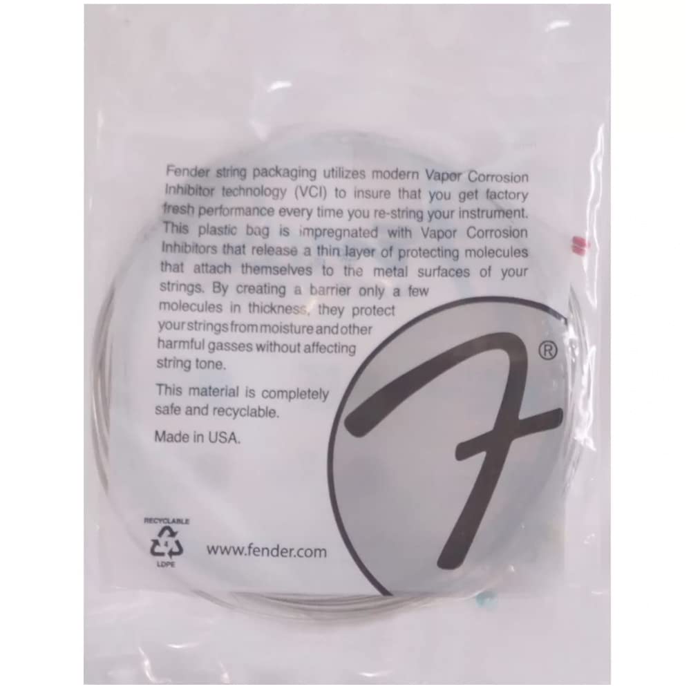 Fender 80/20 Bronze Acousitc Guitar Strings, Ball End, 70Xl .010-.048