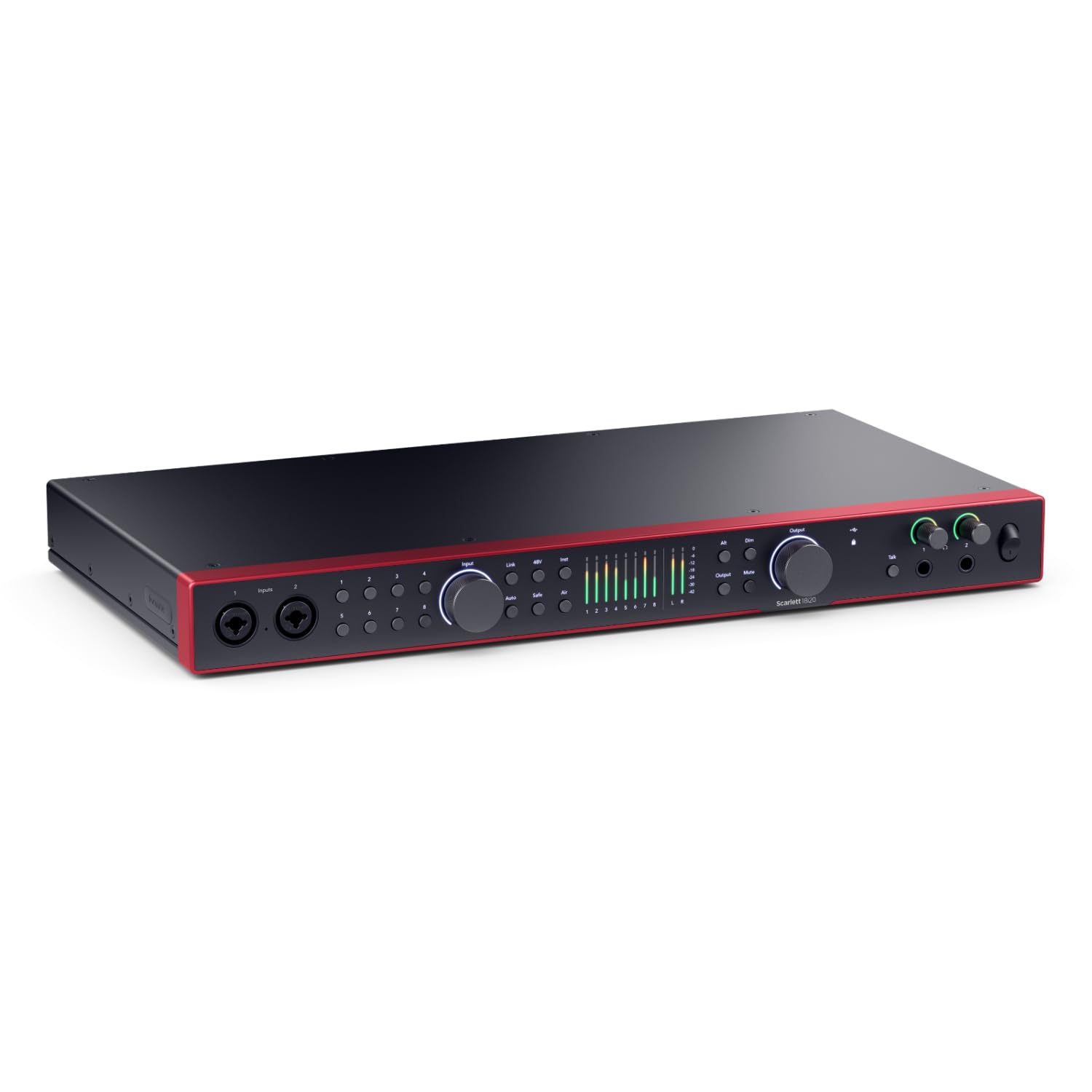 Focusrite Scarlett 18I20 4Th Gen Usb Audio Interface, For Multitrack Recording, Music Production And Podcasting   High Fidelity,