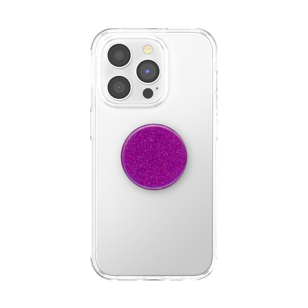 Popsockets Phone Grip With Expanding Kickstand, Popsockets For Phone   Glitter Confetti Purple Haze