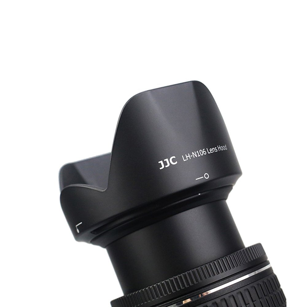 Jjc Hb N106 Reversible Dedicated Lens Hood Shade For Nikon Af P Dx 18 55Mm F/3.5 5.6G Vr, Af P Dx 18 55Mm F/3.5 5.6G Lens On Nik