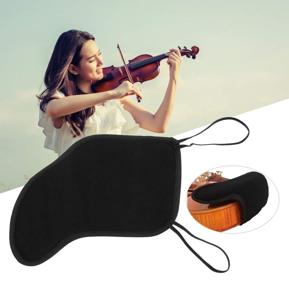 Watris Veiyi Violin Shoulder Rest for Violin 4/4-4/3, Soft Cotton Sponge Violin Chin Rest Pad, 4/3 4/4 Violin Accessories