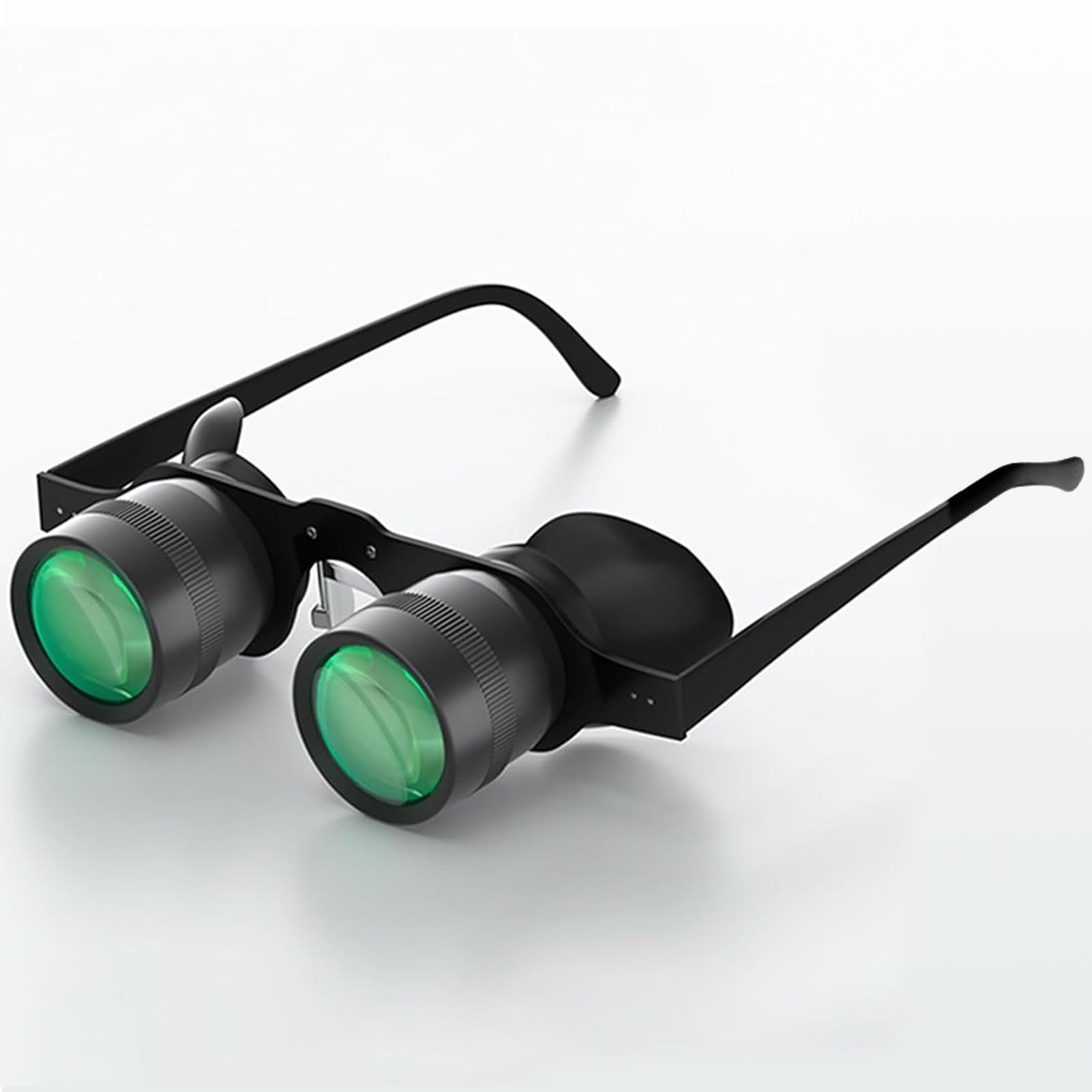 Hands Binocular Glasses For Fishing, Bird Watching, Sports, Concerts, Theater, Opera, Tv, Sight Seeing, Hd Lens With 3 Color Fil