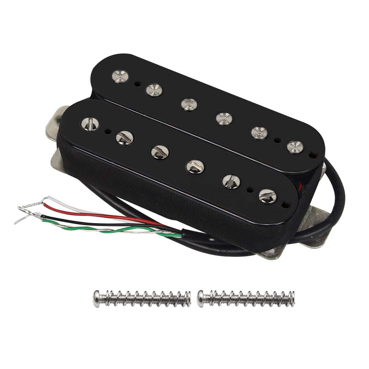 Fleor Electric Guitar Humbucker Pickups Bridge Alnico 5 Pickup Black