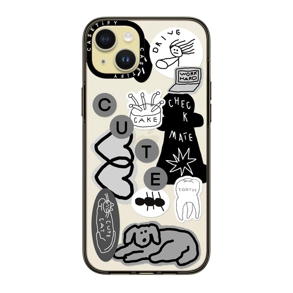 Casetify Compact Iphone 15 Plus Case [2X Military Grade Drop Tested / 4Ft Drop Protection]   Stickers Prints   Inap Sticker 01