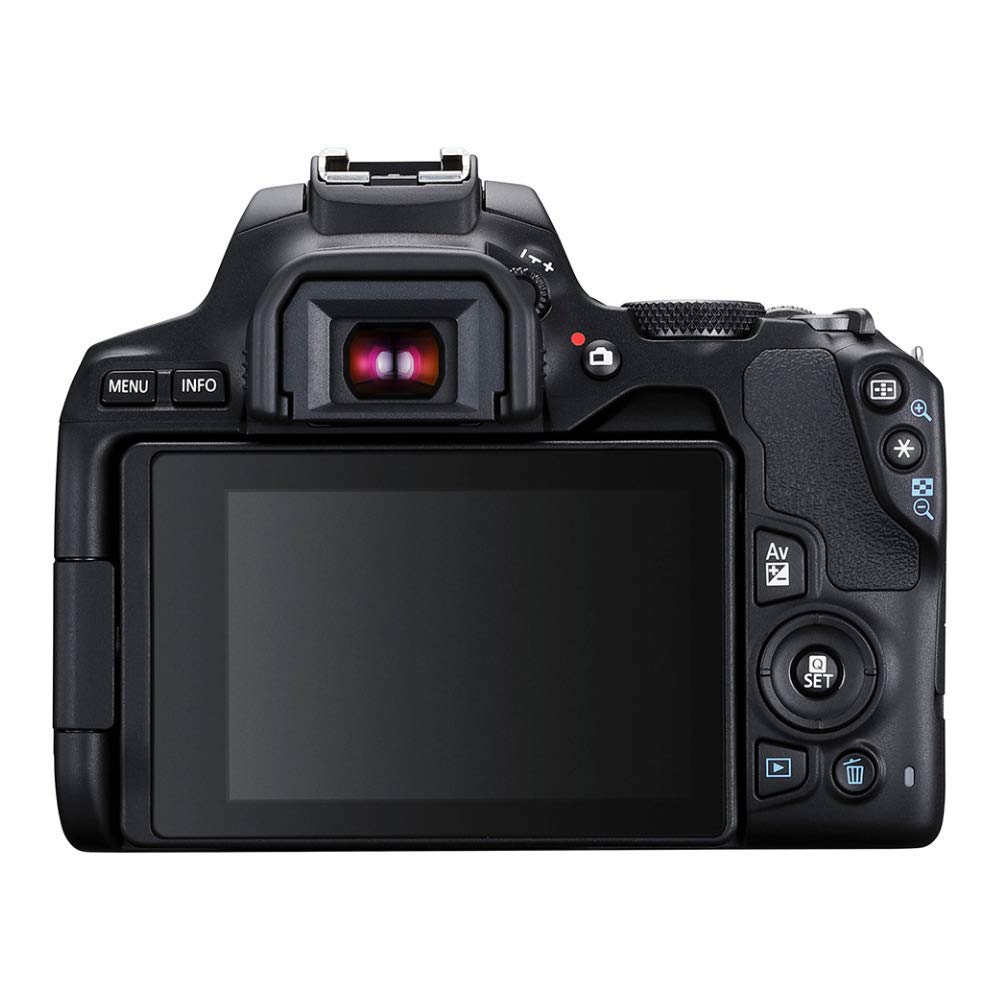 CANON EOS Rebel SL3 DSLR Camera, Built in Wi Fi, Dual Pixel CMOS AF and 3.0 inch Vari Angle Touch Screen, Body, Black