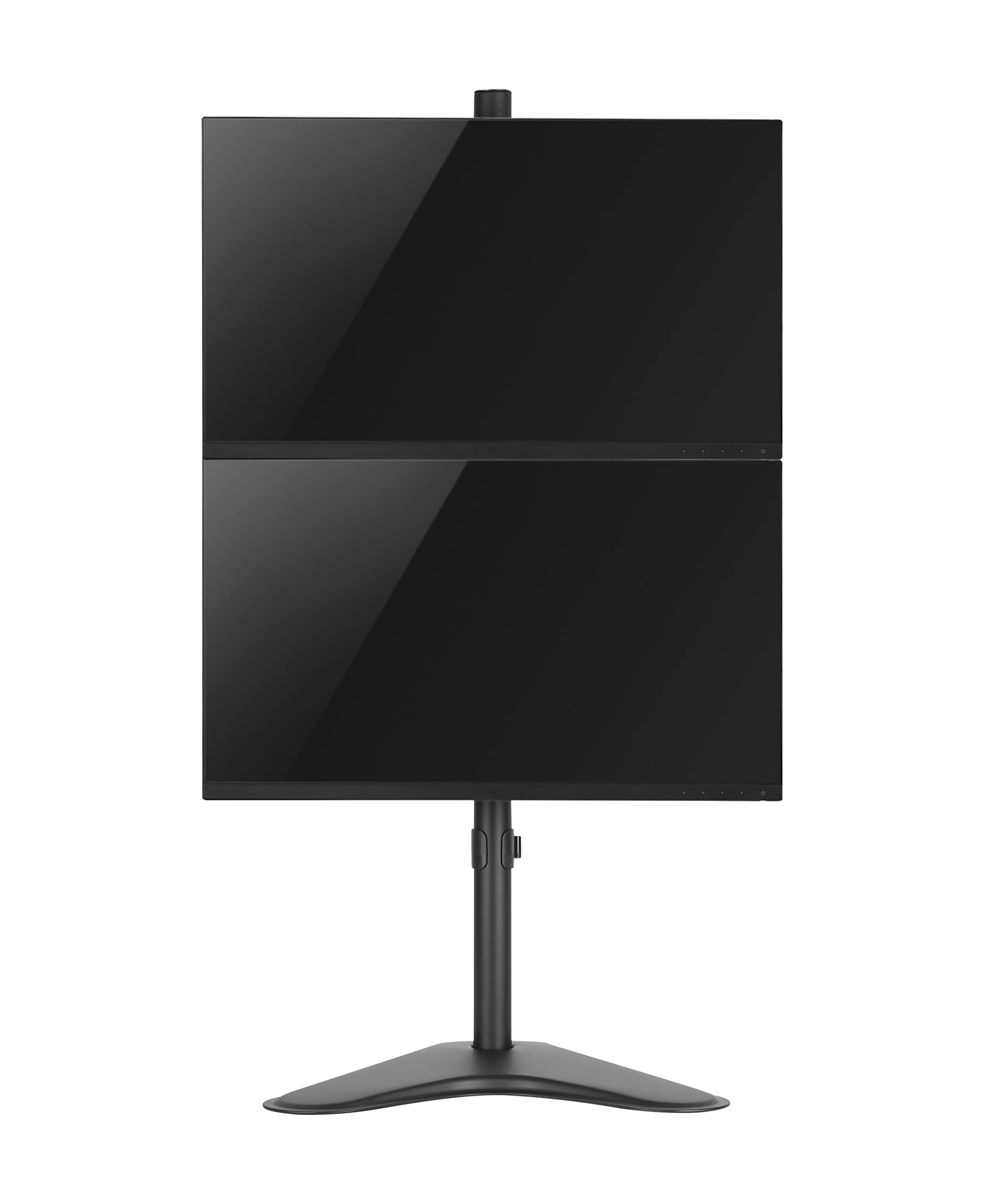 Jin Office Vertical Dual Monitor Stand With 1332 Support| 3 Year Warranty| 20Kg Total Weight Capacity| Height Adjustable Dual 