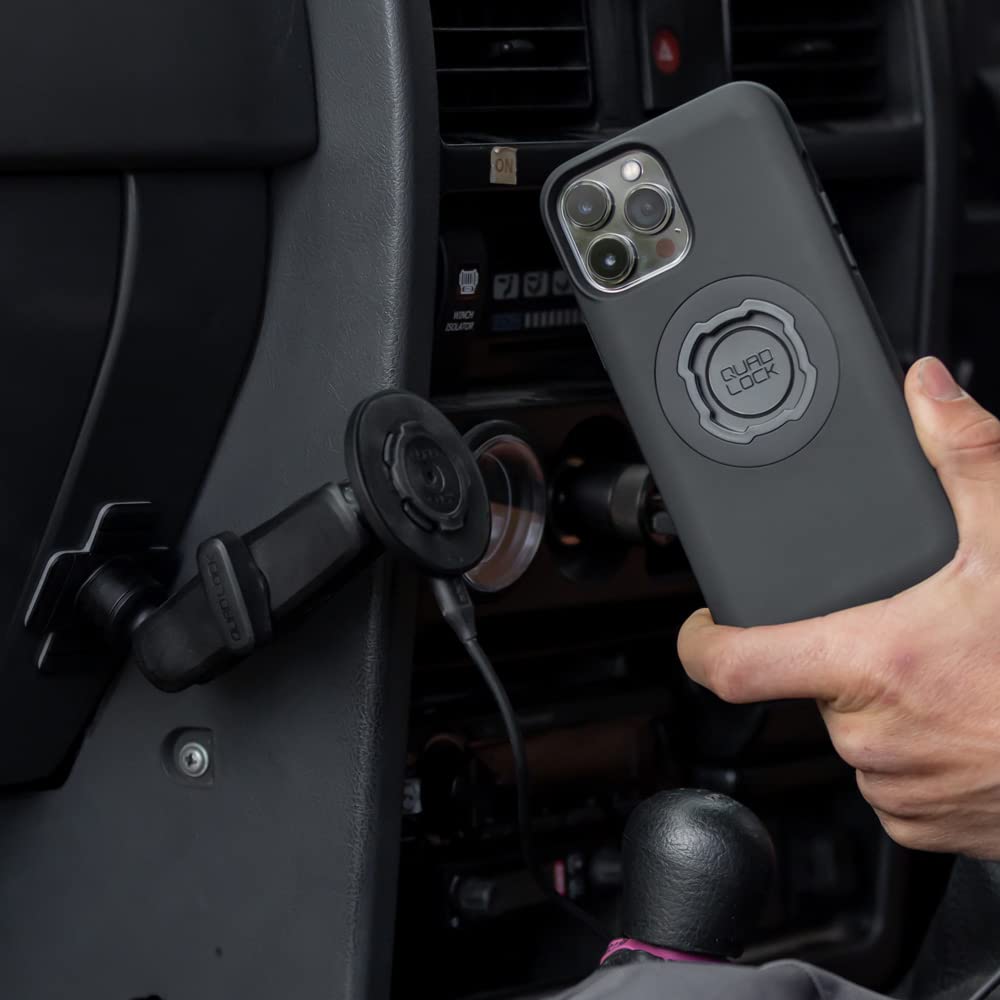 Quad Lock Mag Phone Case For Iphone 13 Black