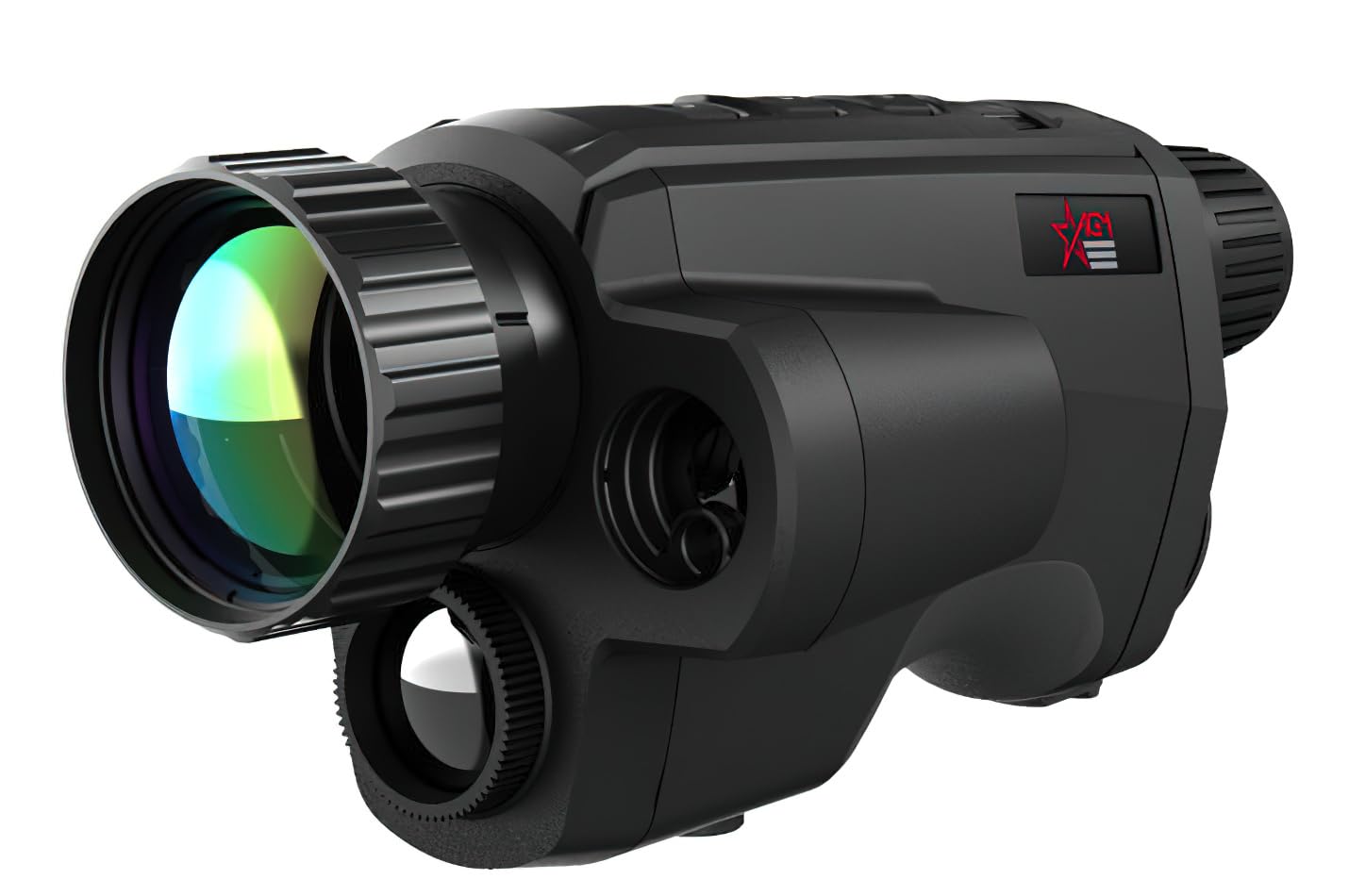 AGM Global Vision FUZION LRF TM50-640 Thermal & Optical Monocular 640x512 Resolution, OLED Display, Laser Rangefinder, Bi-Spectr