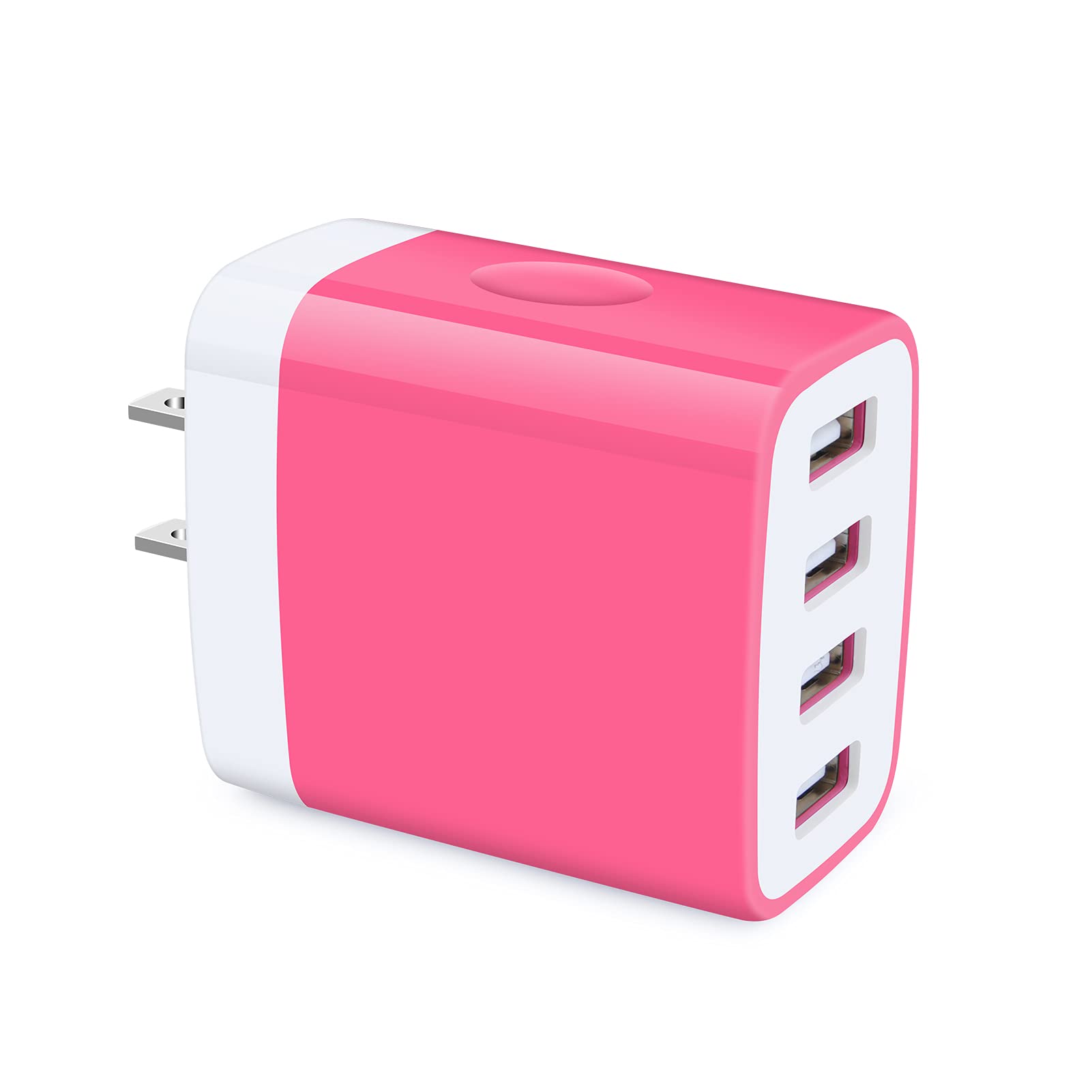 Charging Block, Usb Plug, Hootek 4.8A 4 Muti Port Usb Wall Charger Brick Charging Cube Box For Iphone 15/14/13 Pro Max/12/11/Xs/Xr/X/8/Plus,Ipad,Samsung S22/S21/S20/Ultra/Plus/S10E/S9/Note20 Ultra 5G