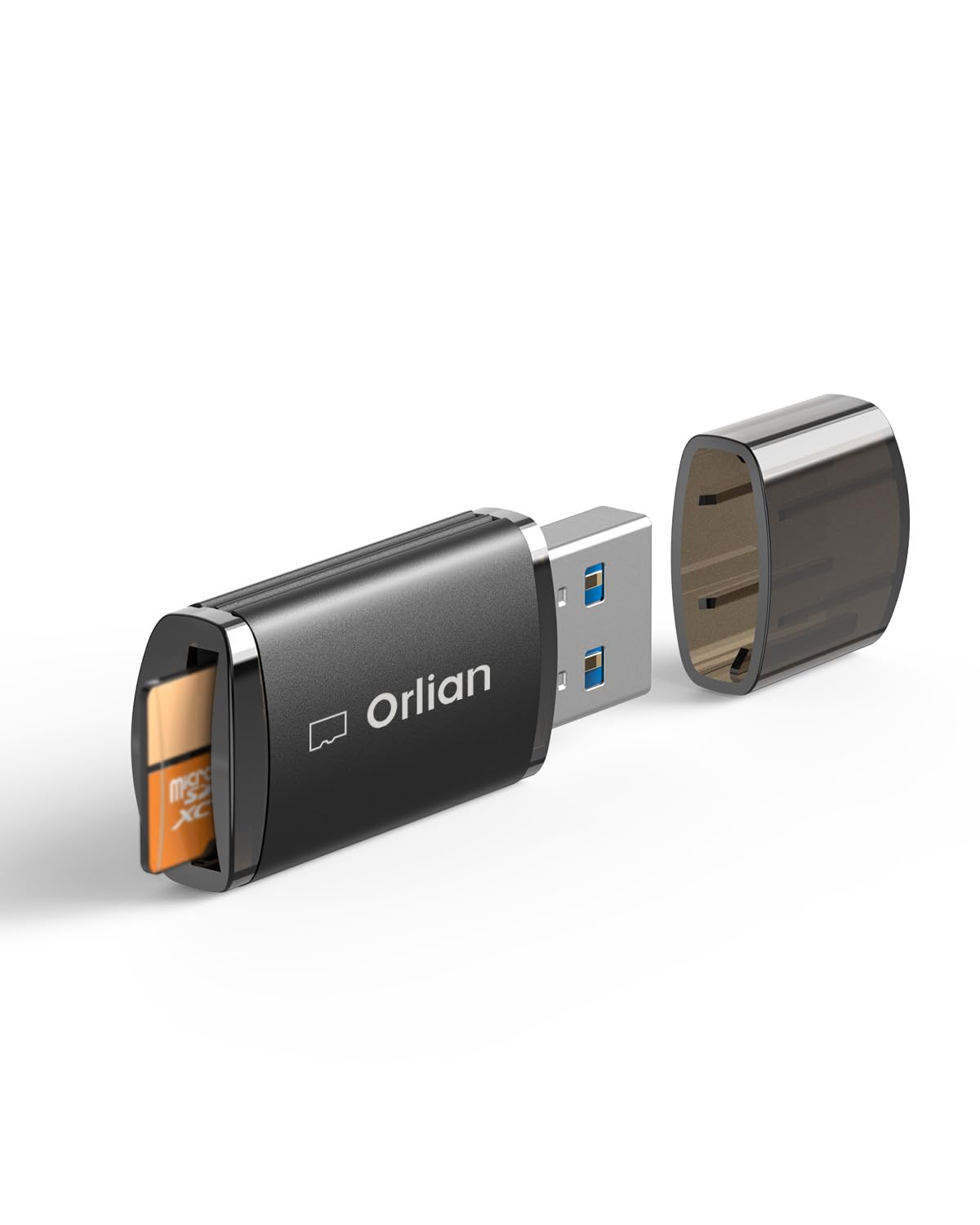 Orlian Usb 3.0 Micro Sd Card Reader, For Microsd, Microsdhc, Microsdxc Uhs I Memory Card, Compatible With Windows, Mac Macbook P