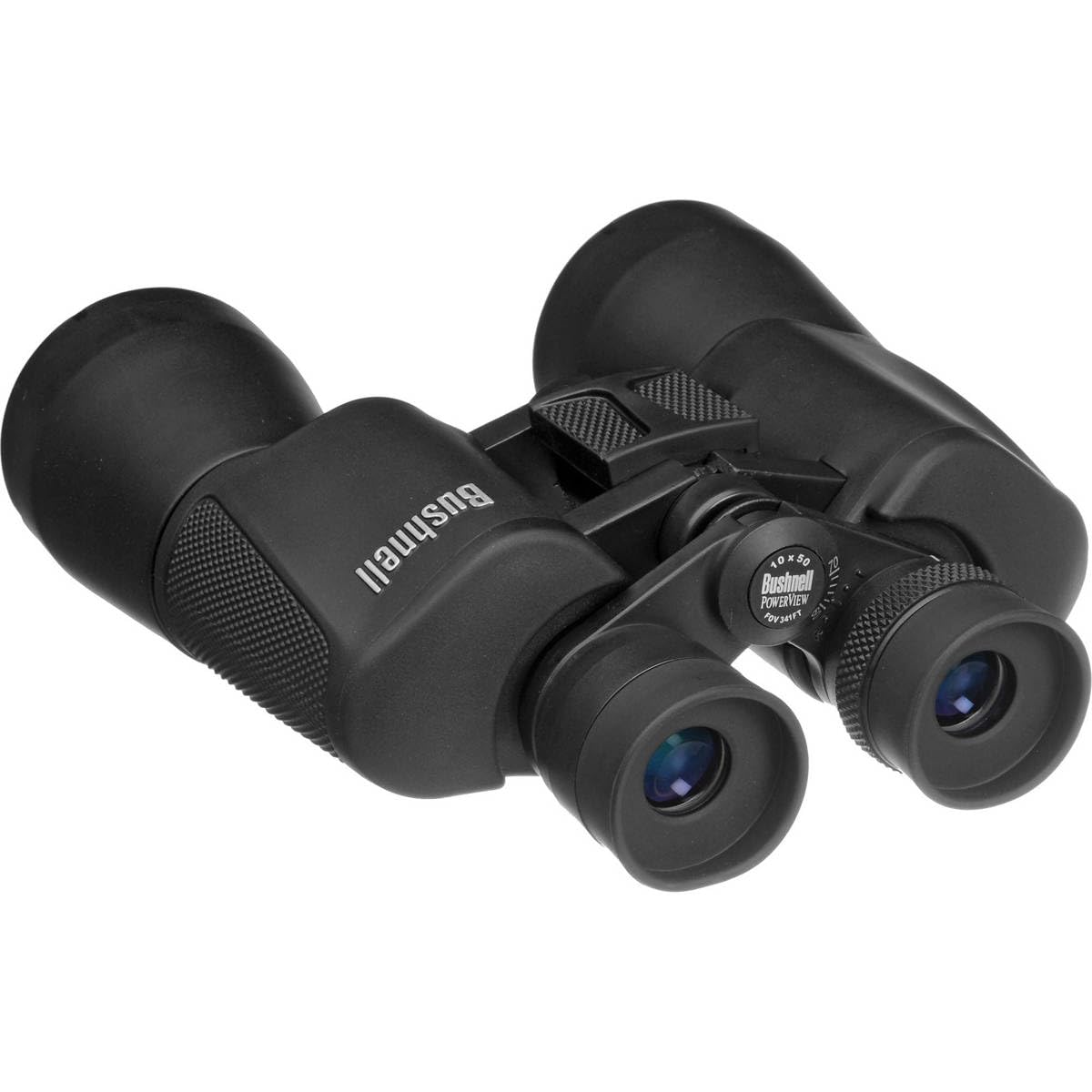 Bushnell 131056 Power View Binoculars, 10X50Mm, Bak 7 Porro Prism, Black, 341 Ft Fov 1000 Yd