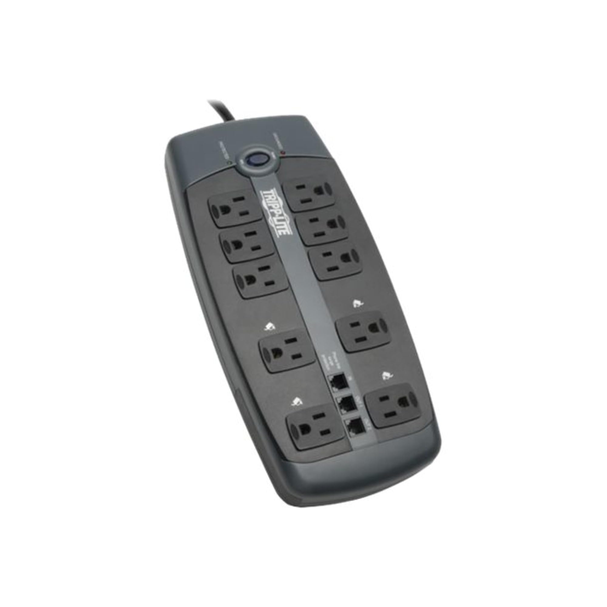 Tripp Lite Tlp1008Tel 10-Outlet Surge Protector With Telephone Protection (Without Coaxial Protection)