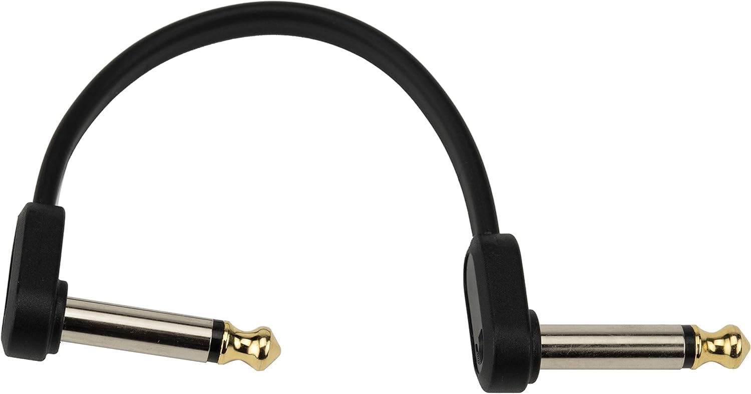 Daddario Accessories Classic Series Flat Guitar Patch Cables   Guitar Pedal Cable With  Inch Ends   Durable & Reliable   Instrum