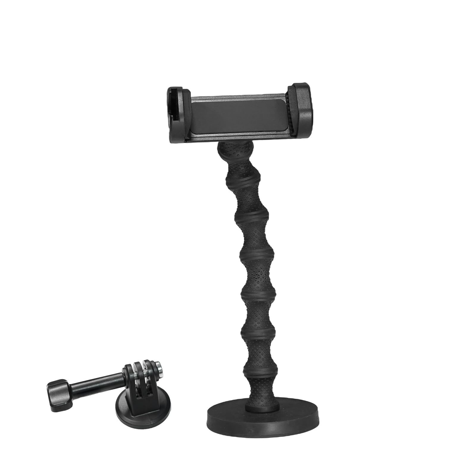 FIFIELD Gooseneck Phone Holder Magnetic Mount - 360 Adjustable Cell Phone Stand Compatible with iPhone 16-6, 360 Action Camera G