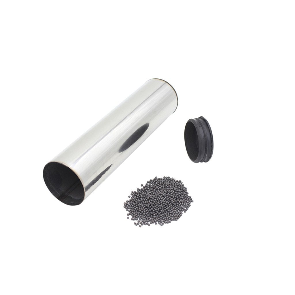 SECRET DESIRE Stainless Steel Sand Shaker Rhythm Percussion Instruments Silver
