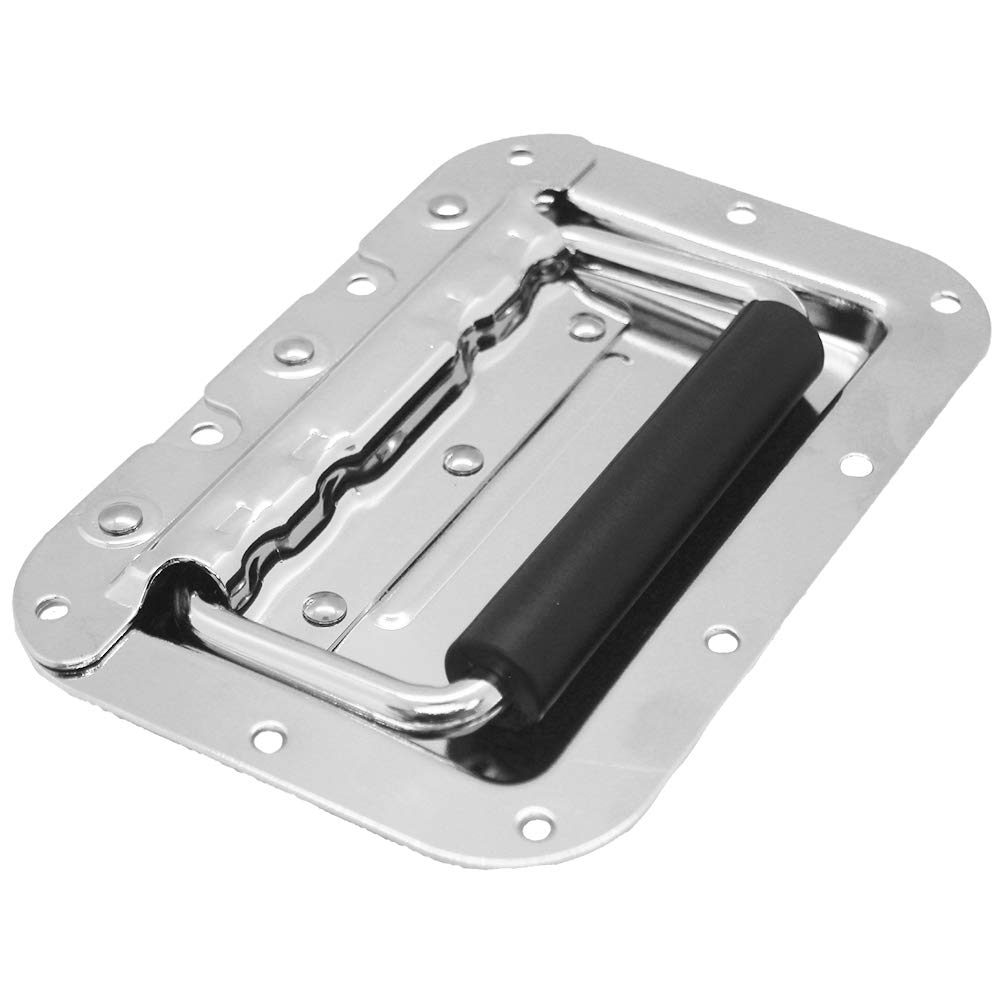 Seismic Audio - Sarhw22 - Mid-Size Recessed Spring Loaded Handle For Pa/Dj Gear Rack Case Pedal Board