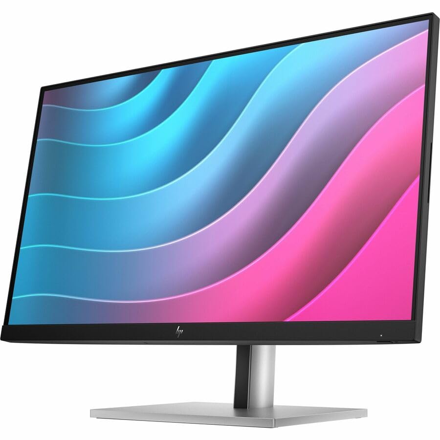 HP E24 G5 23.8' Full HD LCD Monitor   16:9 24' Class   in Plane Switching (IPS) Technology   Edge LED Backlight   1920 x 1080 250 Nit   5 ms   75 Hz Refresh Rate   HDMI   DisplayPort   U,Black