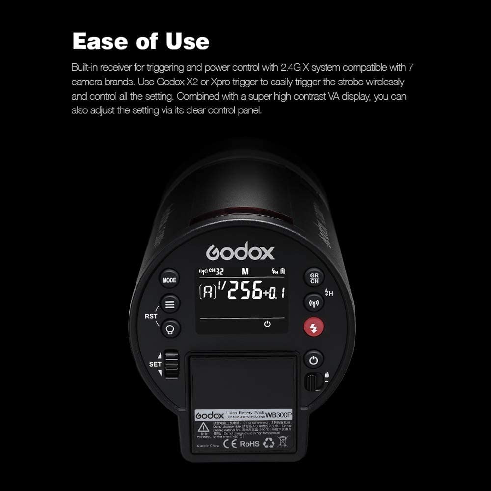 Godox Flash Strobe Ad300 Pro Ad300Pro Outdoor Studio Monolight 300W Photographic Lighting For Canon Sony Nikon Fuji Olympus Pana