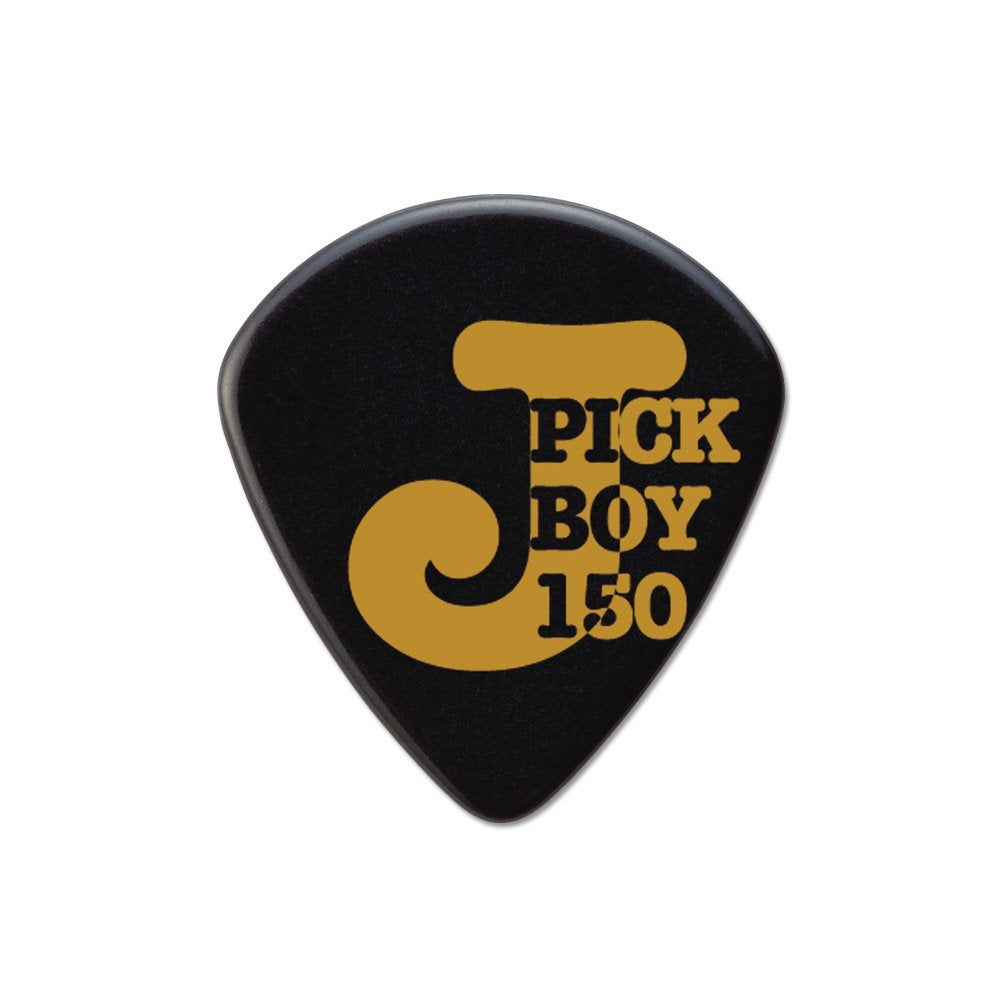 Pickboy J Pick, Black, Cellulose, 1.50Mm, 10 Picks