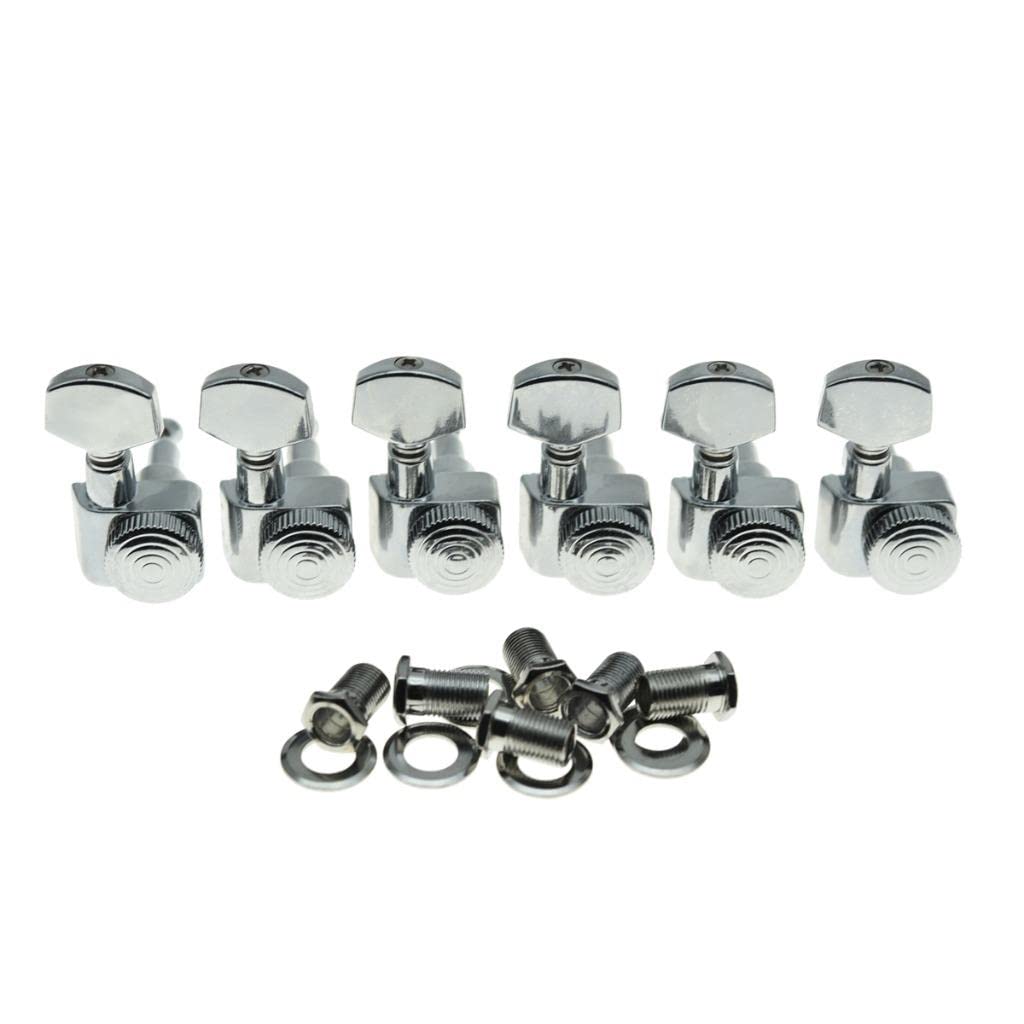 Dopro 2 Pin Locking Guitar Tuners Tuning Keys Pegs Machine Heads For American Fd Strat/Tele Chrome