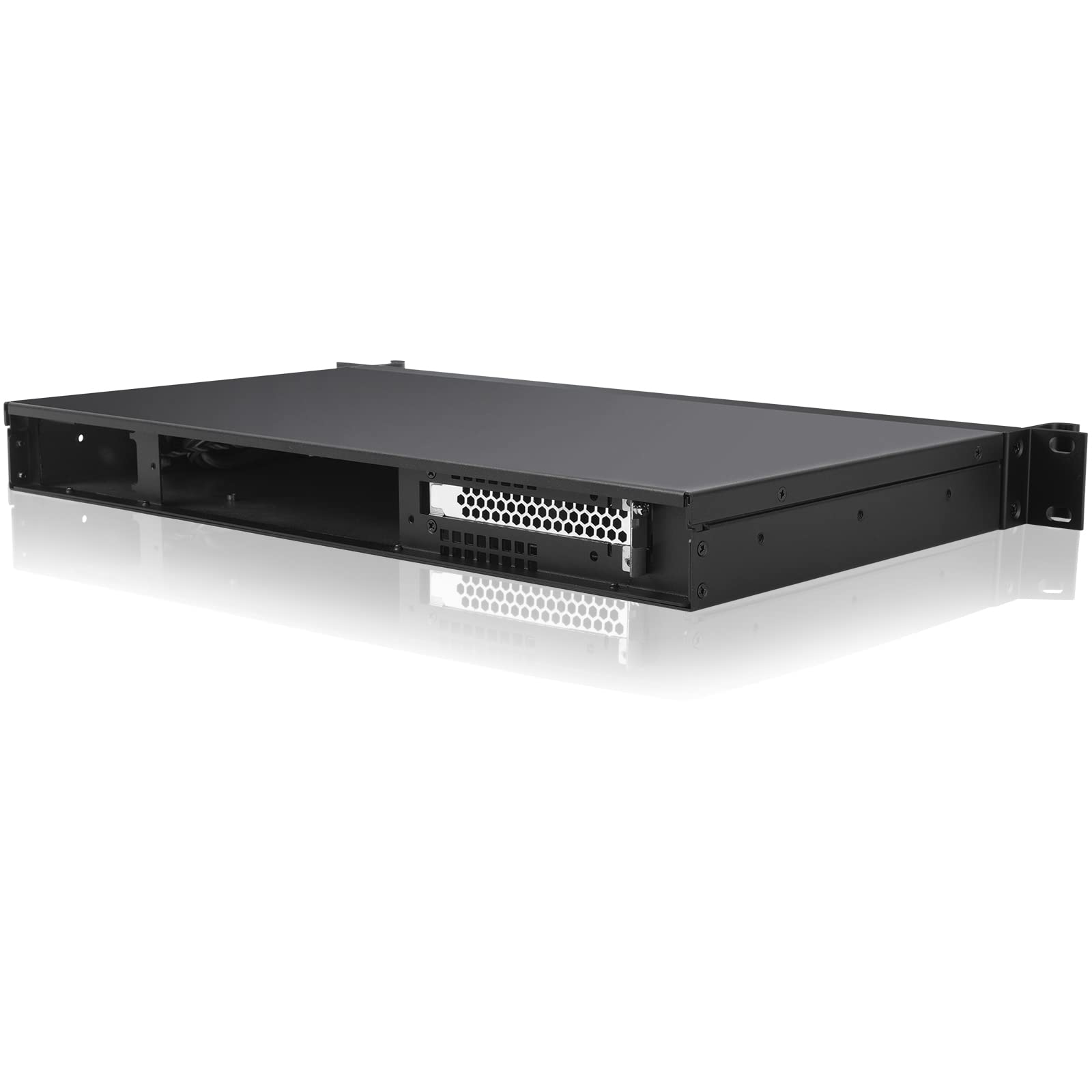 Rackchoice 1U Rackmount Server Chassis 9.84'' Depth Support Mini Itx M/B Only